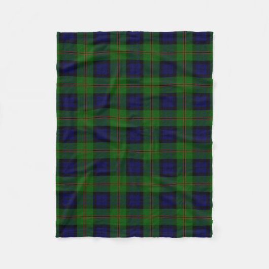Scottish Clan Dundas Tartan Pset Fleece Deken (Voorkant)