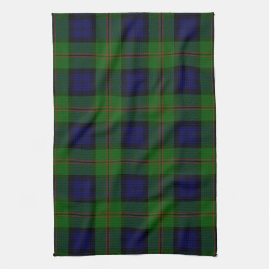 Scottish Clan Dundas Tartan Pset Theedoek (Verticaal)
