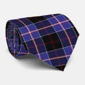 Scottish Clan Dunlap Tartan Pset Stropdas (Opgerold)