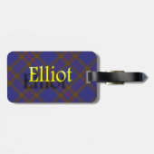Scottish Clan Elliot Bagagelabel (Achterkant horizontaal)