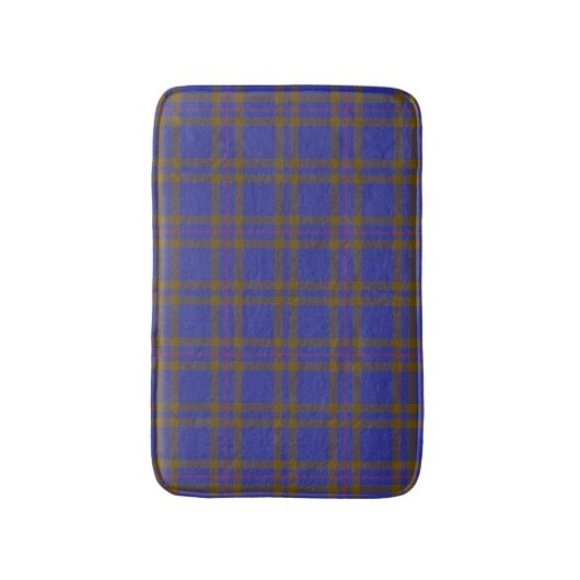 Scottish Clan Elliot Tartan Pset Badmat (Voorkant Verticaal)