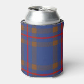 Scottish Clan Elliot Tartan Pset Blikjeskoeler (Blikje Voorkant)