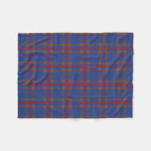 Scottish Clan Elliot Tartan Pset Fleece Deken (Voorkant (Horizontaal))