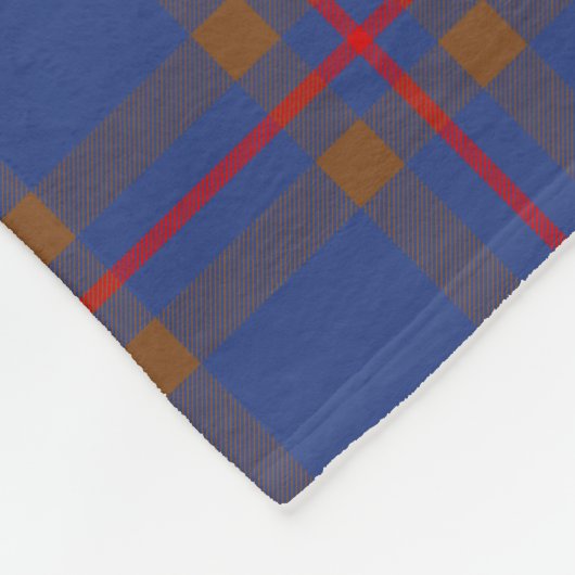 Scottish Clan Elliot Tartan Pset Fleece Deken (Hoek)