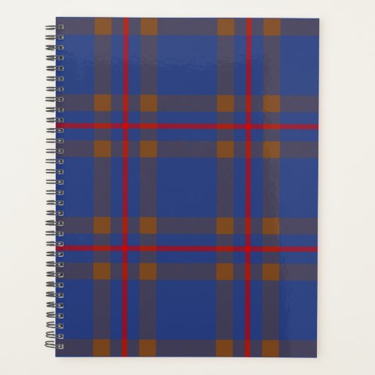 Scottish Clan Elliot Tartan Pset Planner (Voorkant)