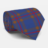 Scottish Clan Elliot Tartan Pset Stropdas (Opgerold)
