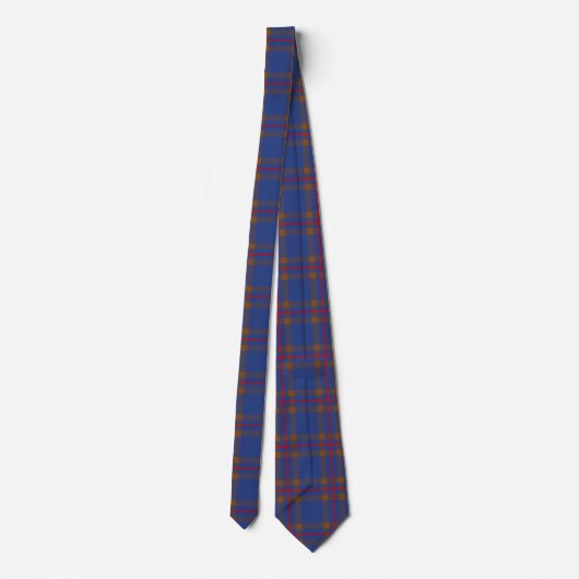 Scottish Clan Elliot Tartan Pset Stropdas (Achterkant)