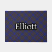 Scottish Clan Elliott Tartan Deurmat (Voorkant)