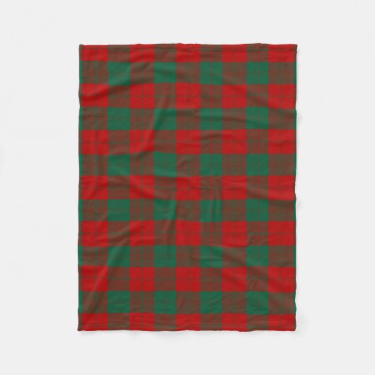 Scottish Clan Erskine Tartan Pset Fleece Deken (Voorkant)