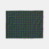 Scottish Clan Farquharson Classic Tartan Fleece Deken (Voorkant (Horizontaal))