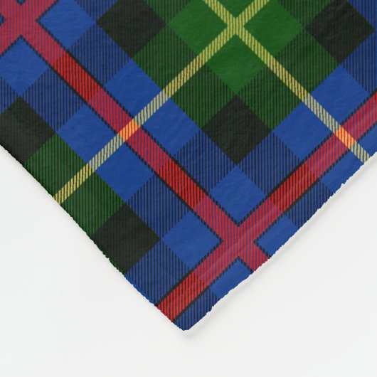 Scottish Clan Farquharson Tartan Pset Fleece Deken (Hoek)