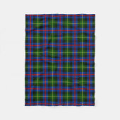 Scottish Clan Farquharson Tartan Pset Fleece Deken (Voorkant)
