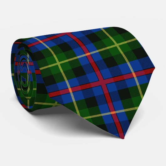 Scottish Clan Farquharson Tartan Pset Stropdas (Opgerold)