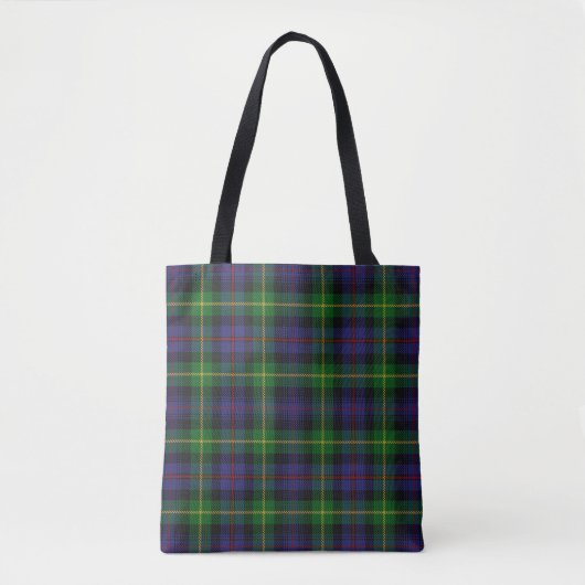 Scottish Clan Farquharson Tartan Pset Tote Bag (Voorkant)