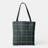 Scottish Clan Farquharson Tartan Pset Tote Bag (Achterkant)