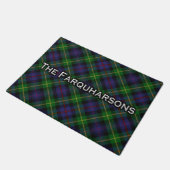 Scottish Clan Farquharson Tartan Welkom Mat (Schuin)