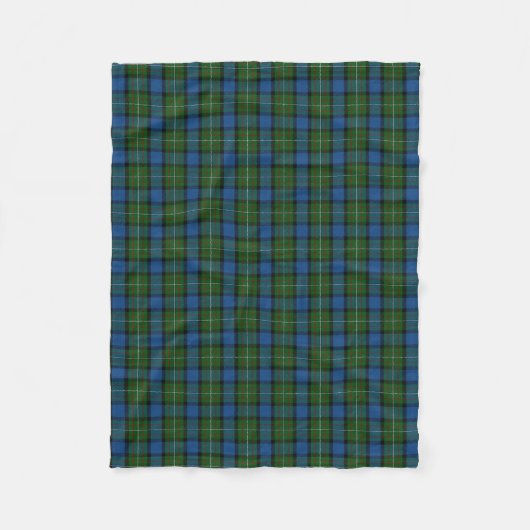 Scottish Clan Fergusson Ferguson Classic Tartan Fleece Deken (Voorkant)