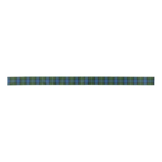 Scottish Clan Fergusson Ferguson Classic Tartan Satijnen Lint (Voorkant)