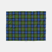 Scottish Clan Fergusson Tartan Pset Fleece Deken (Voorkant (Horizontaal))