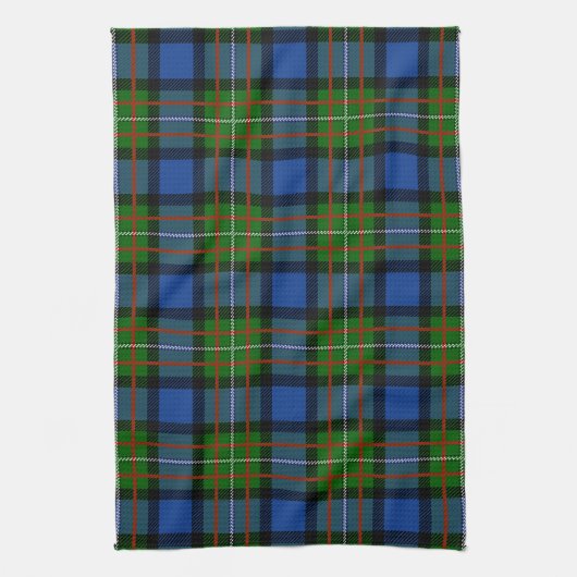 Scottish Clan Fergusson Tartan Pset Theedoek (Verticaal)
