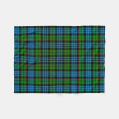 Scottish Clan Fletcher Tartan Pset Fleece Deken (Voorkant (Horizontaal))