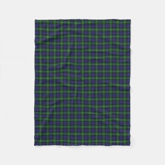 Scottish Clan Forbes Classic Tartan Fleece Deken (Voorkant)