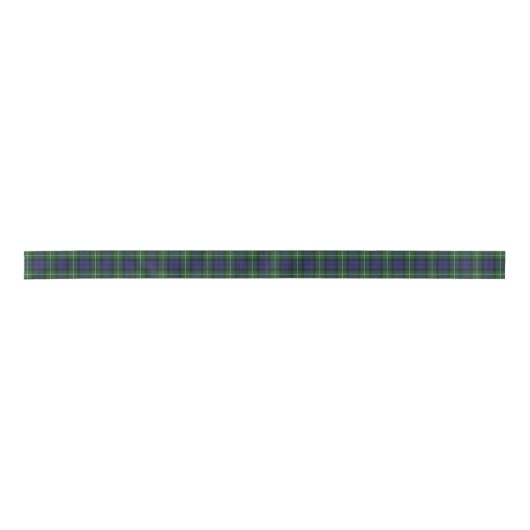 Scottish Clan Forbes Classic Tartan Satijnen Lint (Voorkant)