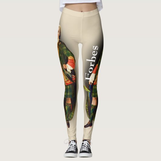 Scottish Clan Forbes door R.R. McIan Leggings (Voorkant)