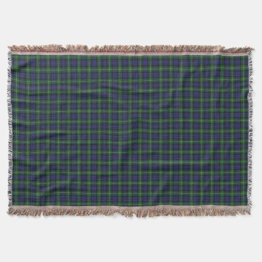 Scottish Clan Forbes Tartan Deken (Voorkant)