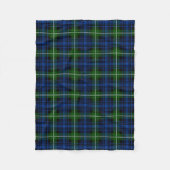 Scottish Clan Forbes Tartan Pset Fleece Deken (Voorkant)