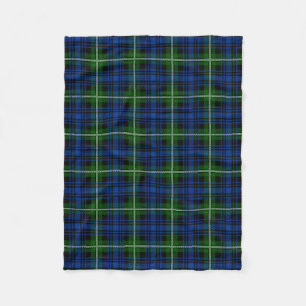 Scottish Clan Forbes Tartan Pset Fleece Deken