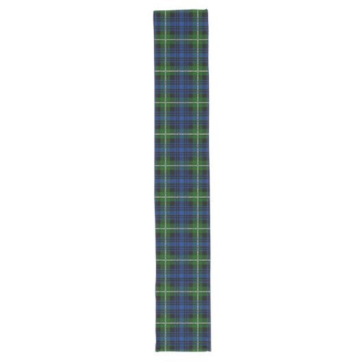 Scottish Clan Forbes Tartan Pset Lange Tafelloper (Voorkant)
