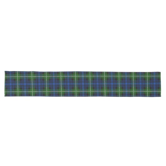 Scottish Clan Forbes Tartan Pset Lange Tafelloper (Horizontaal)