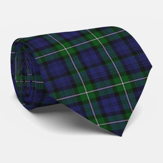 Scottish Clan Forbes Tartan Pset Stropdas (Opgerold)
