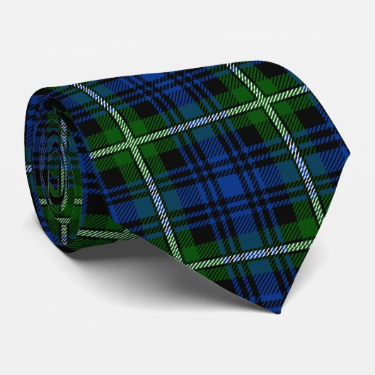 Scottish Clan Forbes Tartan Pset Stropdas (Opgerold)