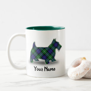 Scottish Clan Forbes Tartan Scottish Terrier Tweekleurige Koffiemok