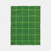 Scottish Clan Forrester Hunting Tartan Pset Fleece Deken (Voorkant)