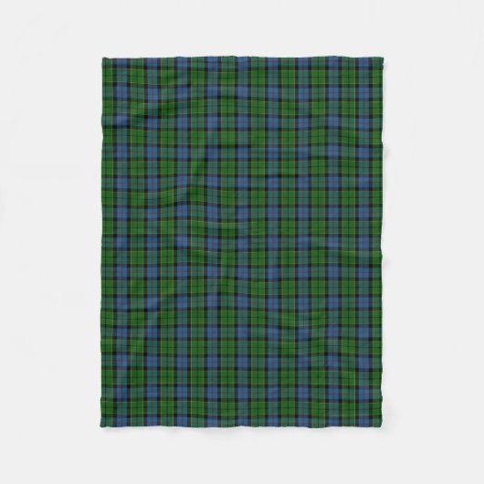 Scottish Clan Forsyth Forsythe Classic Tartan Fleece Deken (Voorkant)
