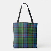Scottish Clan Forsyth Forsythe Tartan Pset Tote Bag (Achterkant)