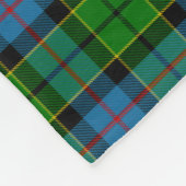 Scottish Clan Forsyth Tartan Pset Fleece Deken (Hoek)