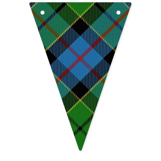 Scottish Clan Forsyth Tartan Vlaggetjes (Tweede vlag)