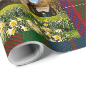 Scottish Clan Fraser Castle Tartan Wrapping Paper Cadeaupapier (Rol Hoek)