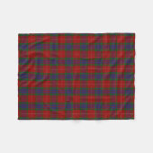 Scottish Clan Fraser Classic Tartan Fleece Deken (Voorkant (Horizontaal))
