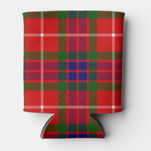 Scottish Clan Fraser of Lovat Tartan Pset Blikjeskoeler (Voorkant)