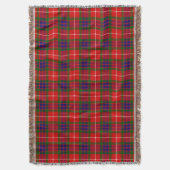 Scottish Clan Fraser of Lovat Tartan Pset Deken (Voorkant Verticaal)