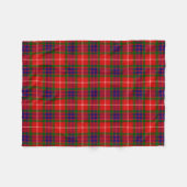 Scottish Clan Fraser of Lovat Tartan Pset Fleece Deken (Voorkant (Horizontaal))