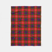 Scottish Clan Fraser of Lovat Tartan Pset Fleece Deken (Voorkant)