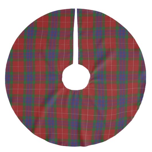 Scottish Clan Fraser Tartan Kerstboom Rok (Voorkant)