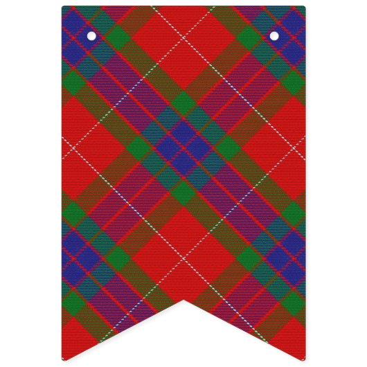 Scottish Clan Fraser Tartan Vlaggetjes (Eerste vlag)