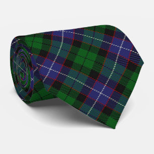 Scottish Clan Galbraith Letter G Monogram Tartan Stropdas